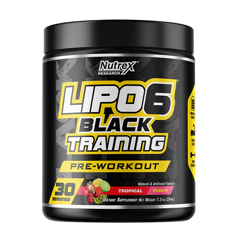 NUTREX LIPO6 BLACK TRAINING 30 SERV