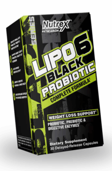 NUTREX LIPO 6 BLACK PROBIOTIC 30 CAPS