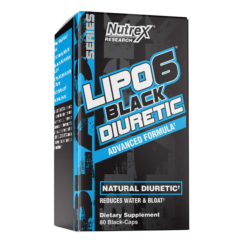 NUTREX LIPO 6 BLACK DIURETIC 80 CT